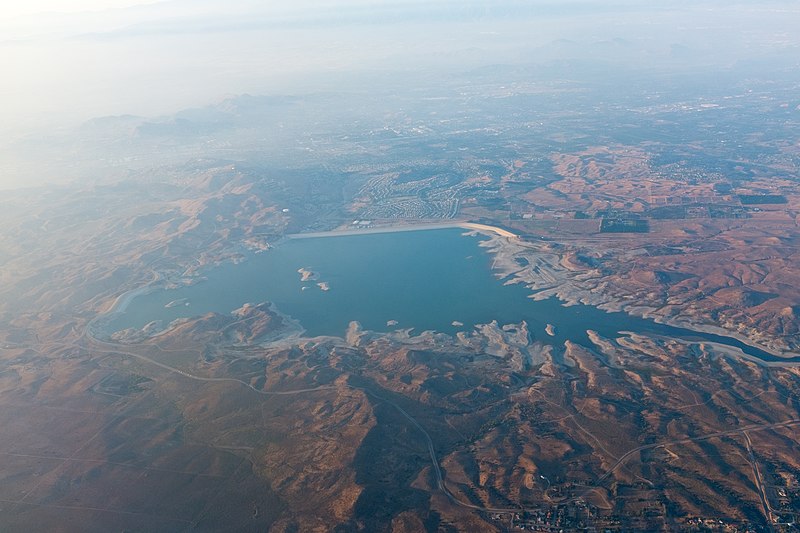 Lake_Mathews_Drought_Riverside_County_California_from_the_Air