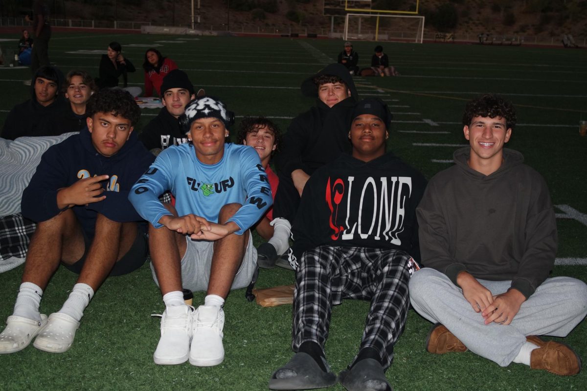 (From left to right) Evan Degadillo, Parker Moreno, Elijah Reid, Logan Mietzner, Nathaniel Ramirez, Leo Knox, Kyle Machtolf