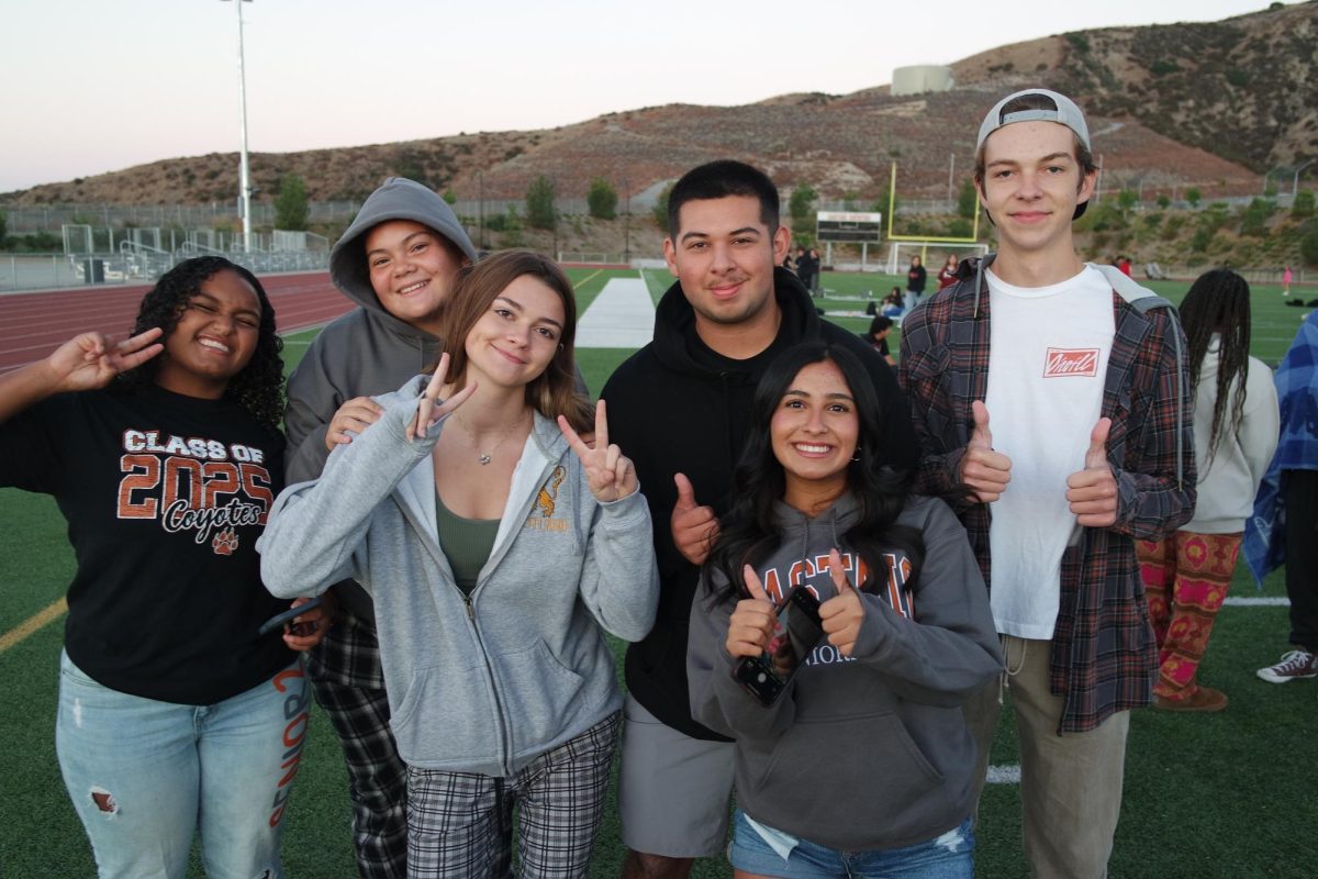 (From left to right) Kayla Hargrove, Xiara Ruelas, Kaitlyn Reimbold, Andrew Villalpando, Zyannah Khan, Nick Waldron