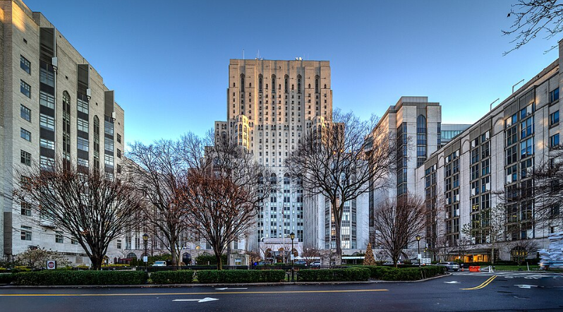 This is the New York Presbyterian, the largest hospital affected by the Nurse strike.