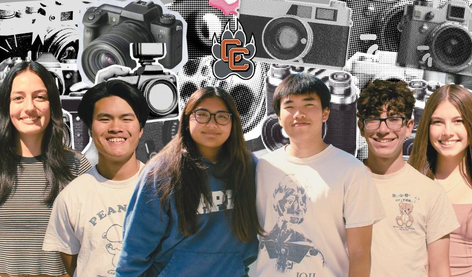 From left to right: Seniors Kera Ochoa, Ian Nguyen, Mykella Talosig, Dylan Tran, sophomore Beckett Wilder, and junior Madison Lamb